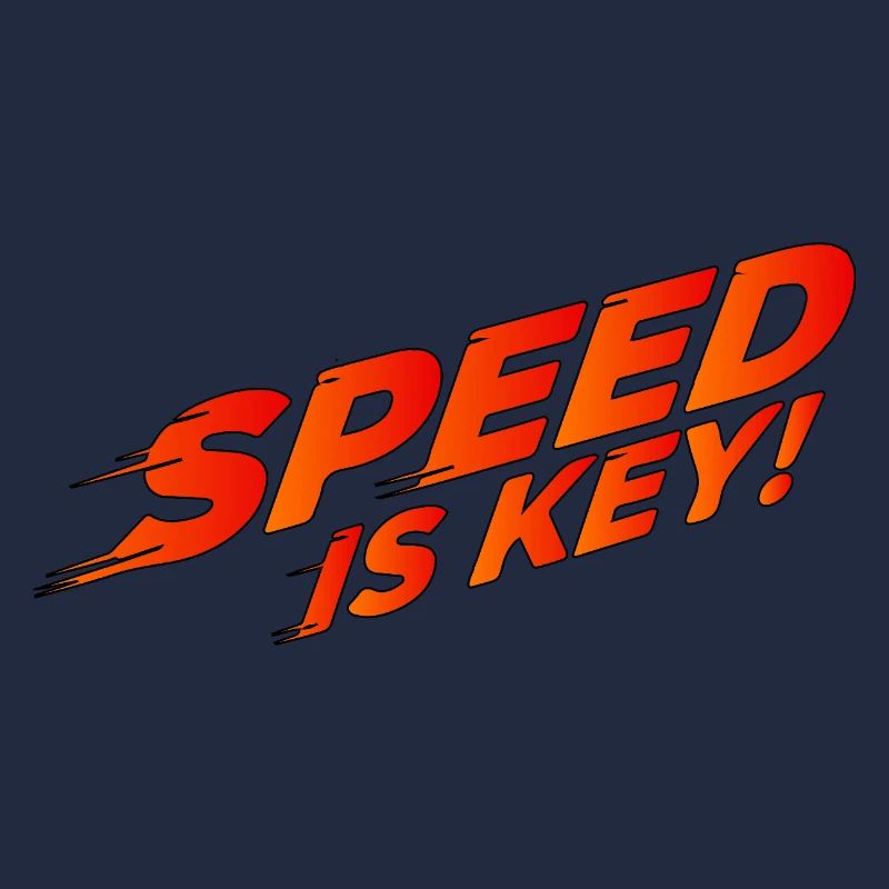Speed Is Key Retro Racing Tee
