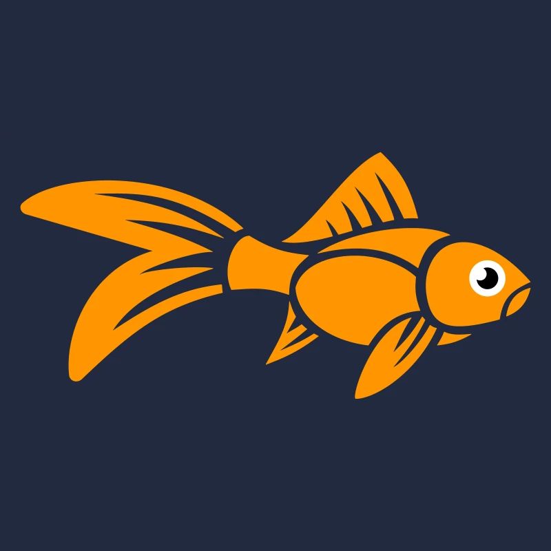 Stilisierter Goldfisch