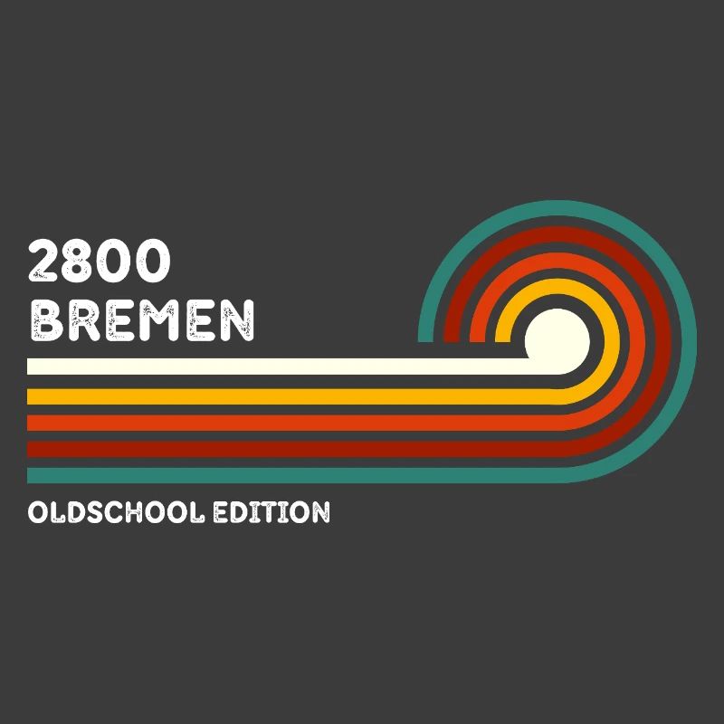 Bremen Retro Shirt 2800 Oldschool Zip Code