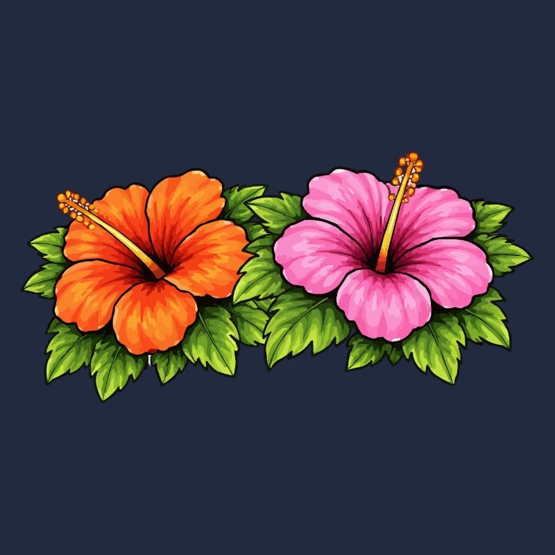 Fleurs d’hibiscus