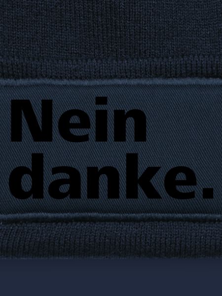 Nein danke.