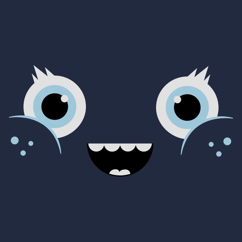 Funny & Cute Kawaii Comic Face / Smiley
