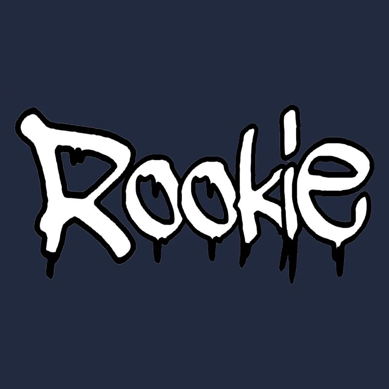 Conception de texte de recrue de style graffiti