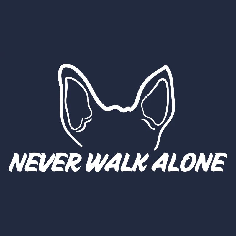 Never Walk Alone – Shirt for Dog Lovers