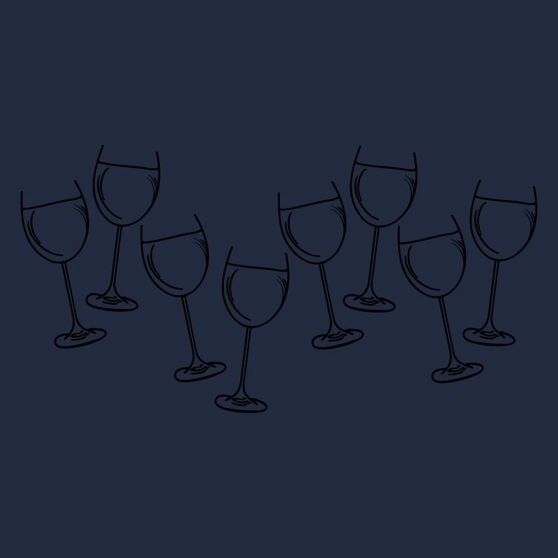 Wein glaeser sekt