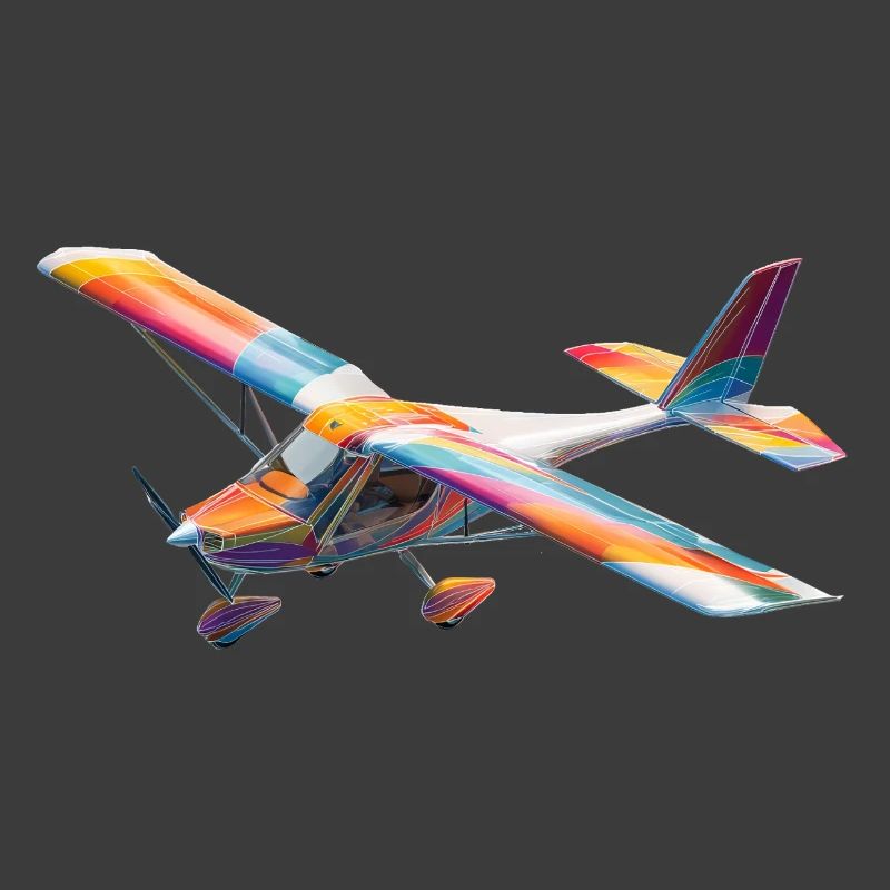 RC Rainbow Airplane Pattern