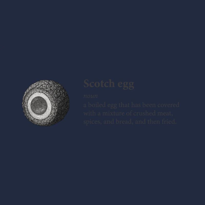 Scotch Egg Dictionary Art Tee