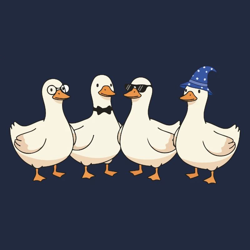Quakquartett mit Stil