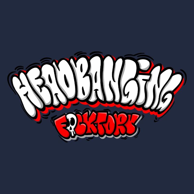 Headbanging-Netzwerk-Graffiti