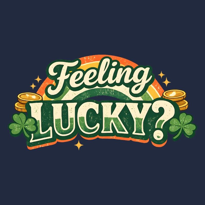 Feeling Lucky Shamrock Logo