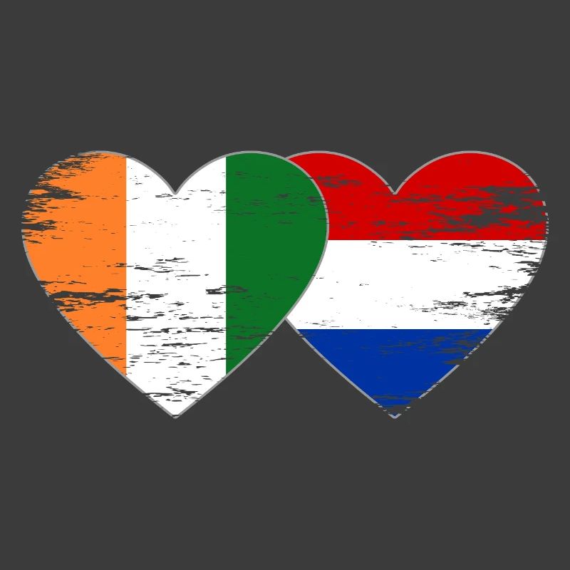Drapeau de la Côte d’Ivoire Pays-Bas utilisé