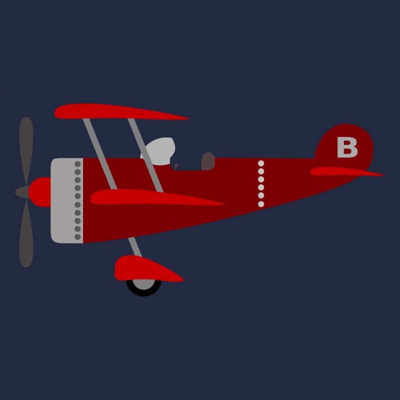 Flugzeug rot