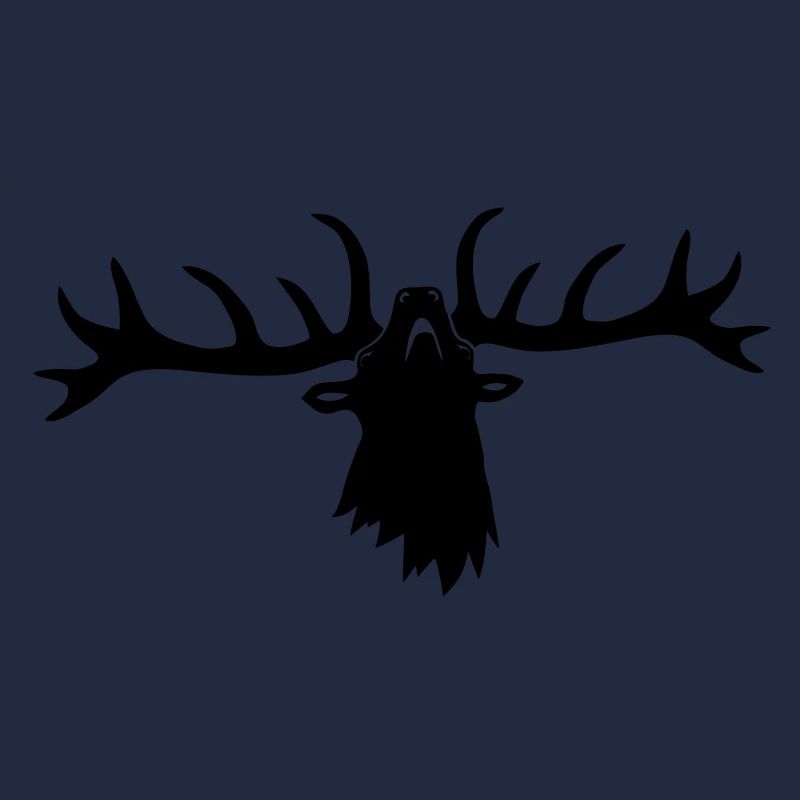 hirsch röhrender brunft geweih elch stag antler