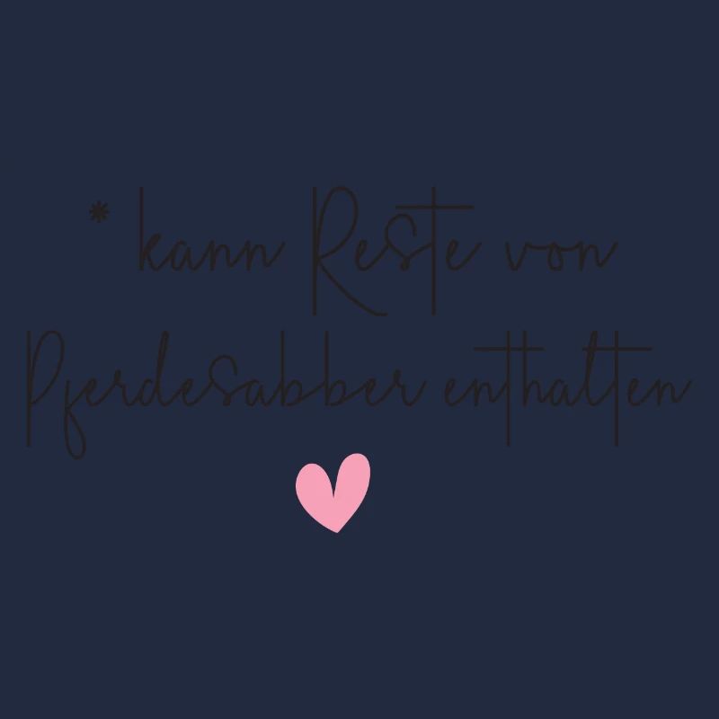 Pferde Pferdesabber lustiger Spruch Geschenk