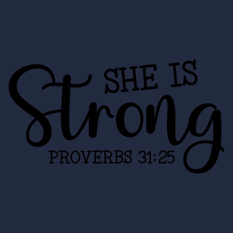 She's strong