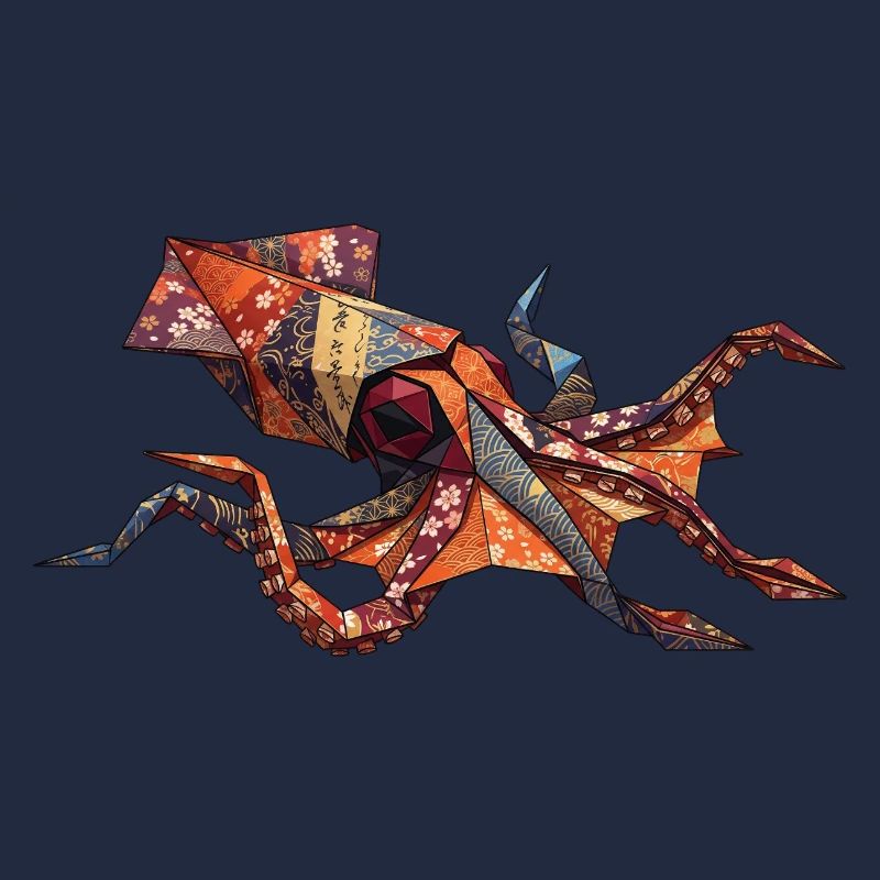 Origami-Krabben-Patchwork