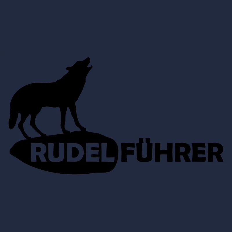 Rudelführer Wolf Alphatier Leitwolf Papa