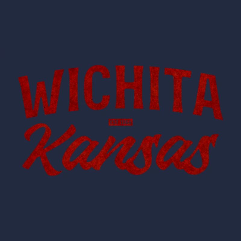 Wichita Kansas Retro Script