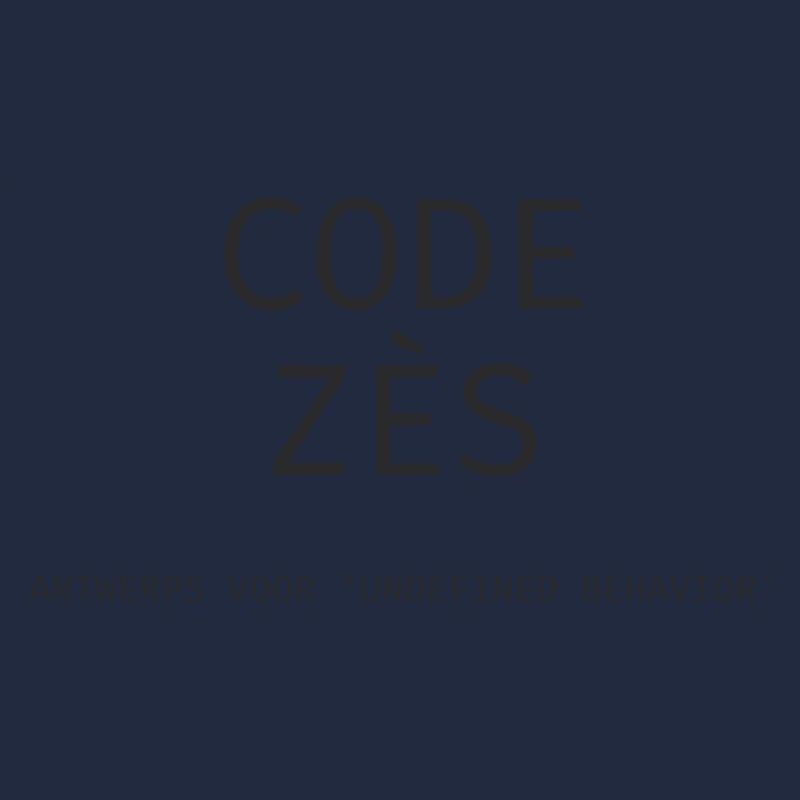 Antwerpen: "Code Zès!" – Tech Dialect Shirt