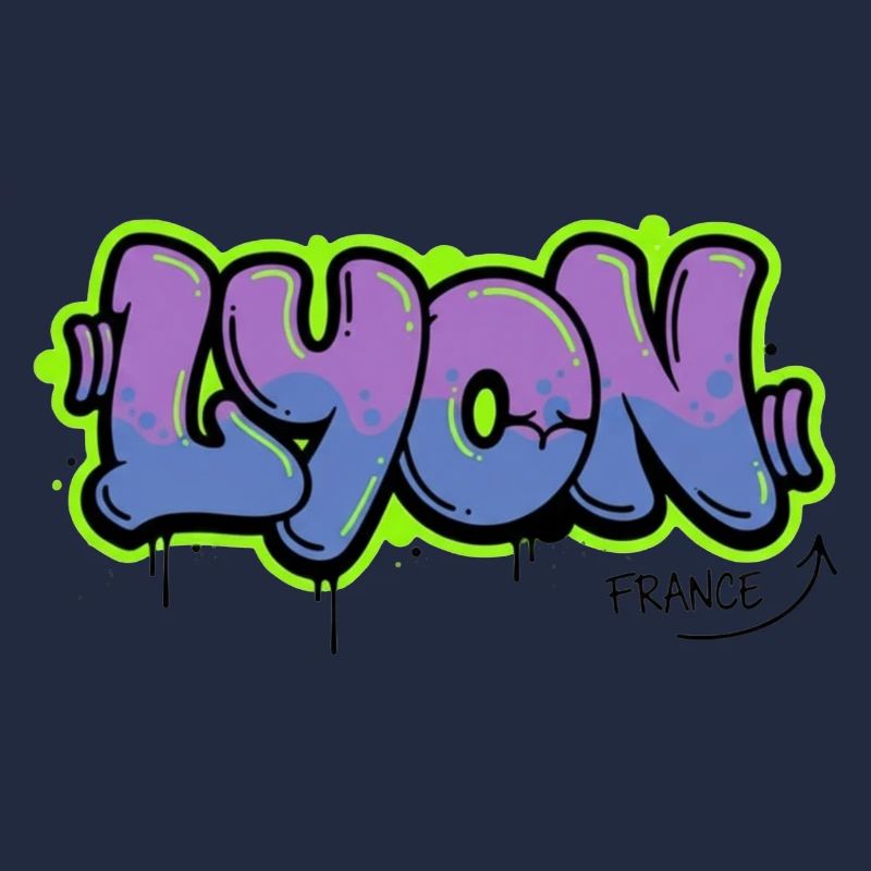Lettrage graffiti Lyon