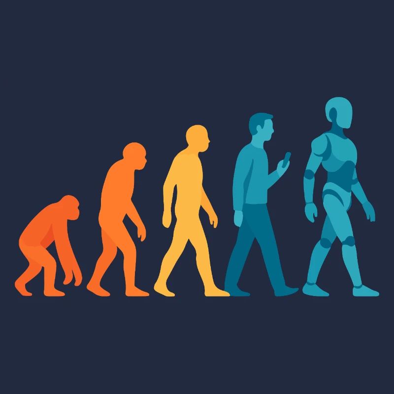 Evolution to Robot Outline