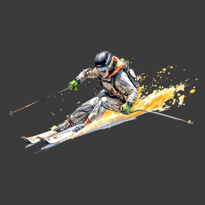 Skifahrer
