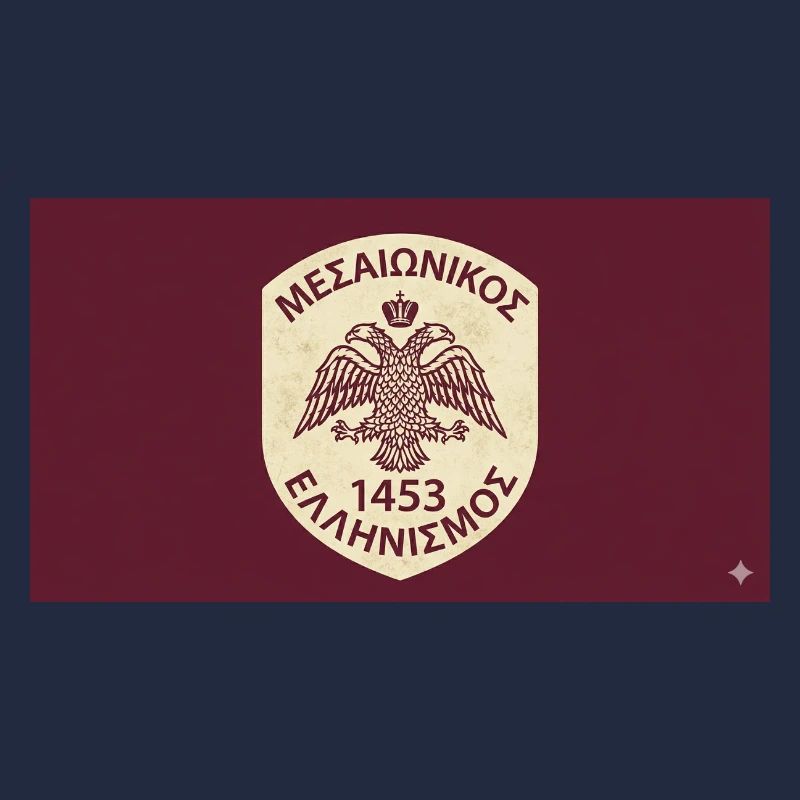 Byzantine Eagle 1453 Emblem
