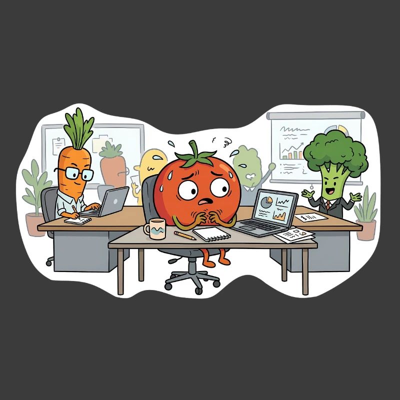 Stressed Tomato – Office Vegetables