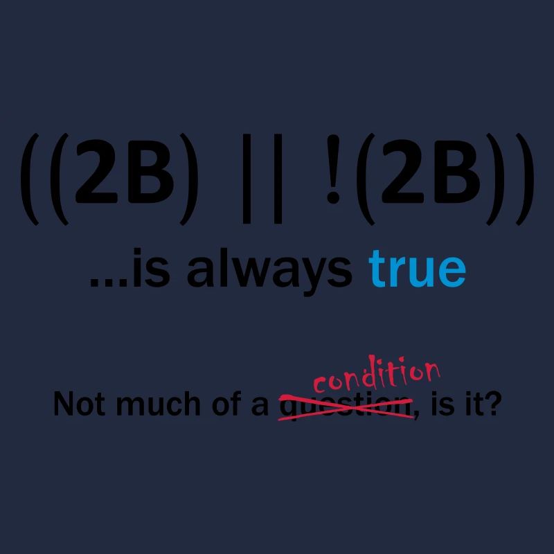 ((2B) || !(2B)) …is always true