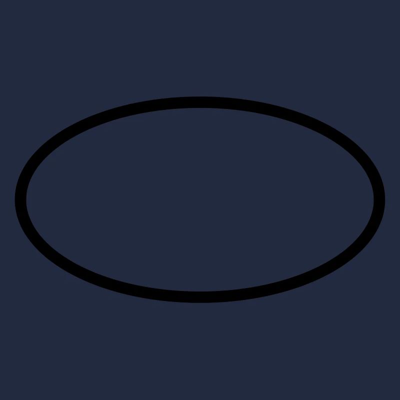 Oval Ovale Symbol Badge Form - Customize it !