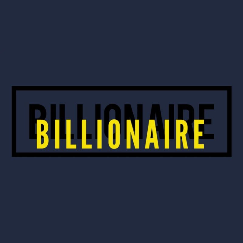 Milliardär Motivation Text Design