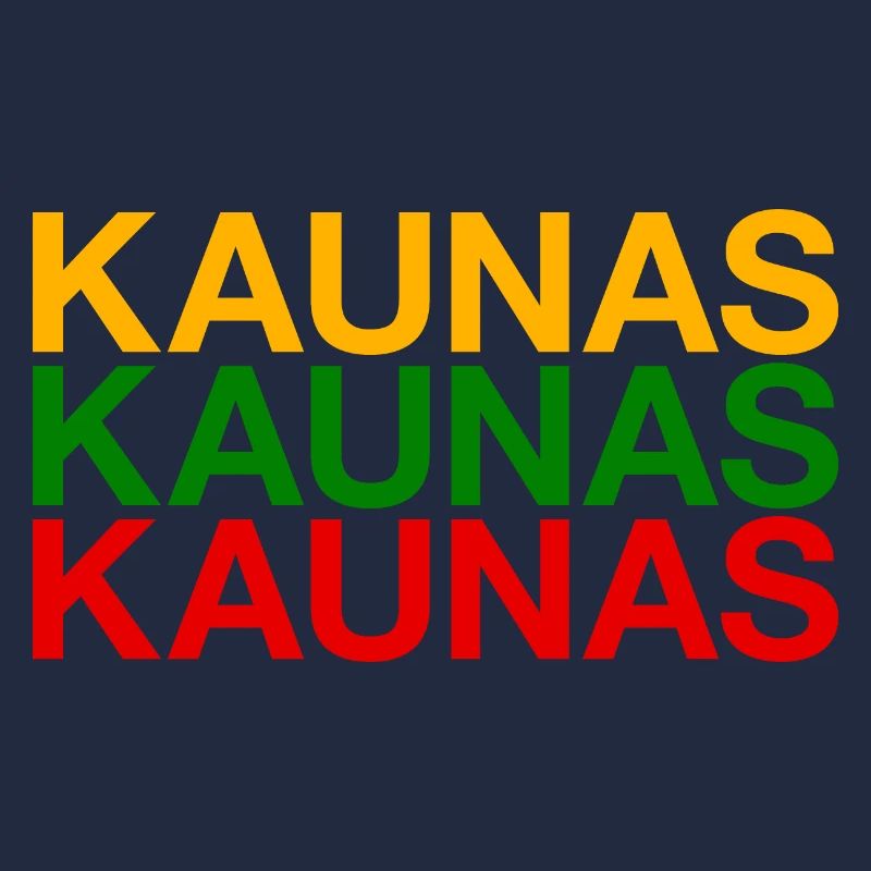 KAUNAS Lithuania Flag Litauen