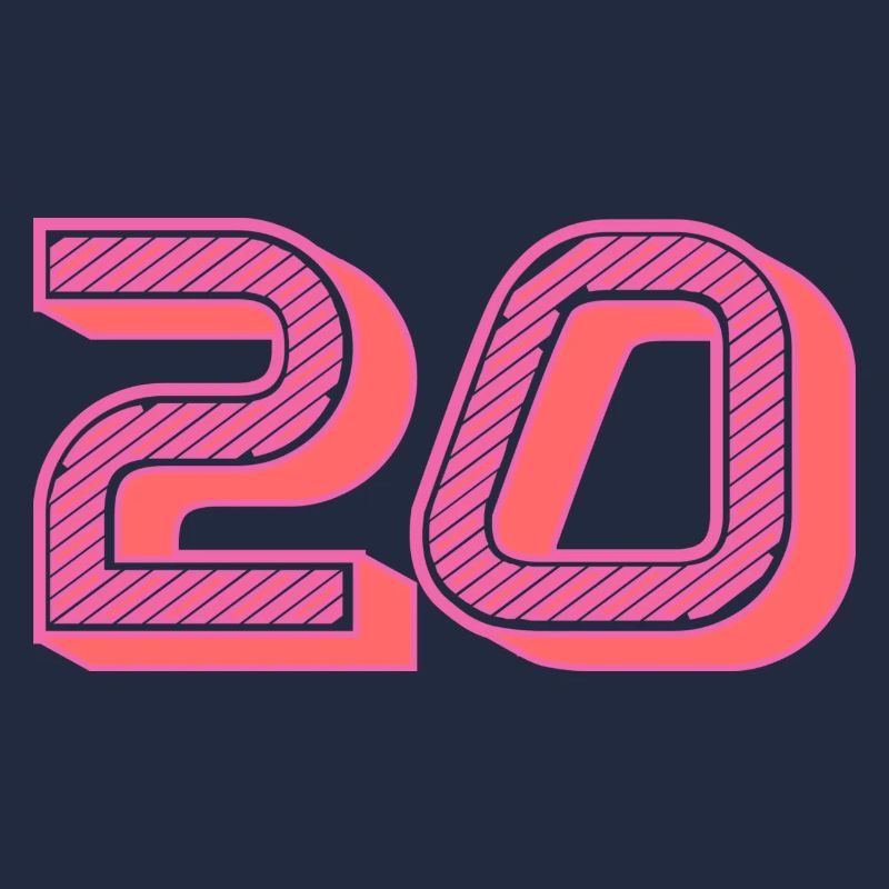 20. 20 ANS. 20e ANNIVERSAIRE. ANNIVERSAIRE 20 ANS.