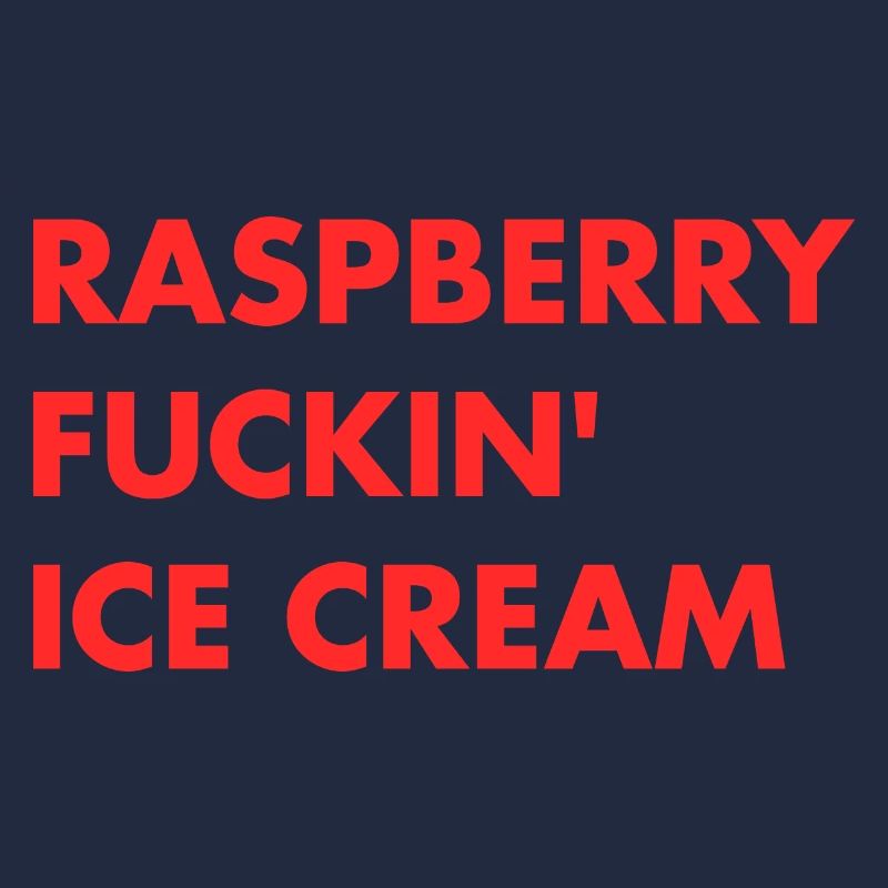 Raspberry Cream - Red Lettering