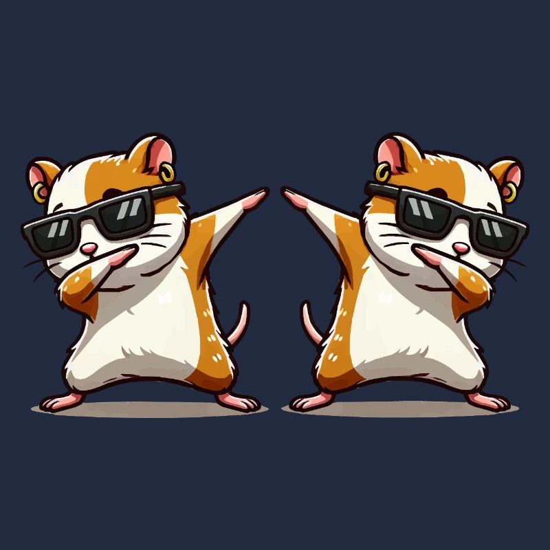 hamster dabbing 2