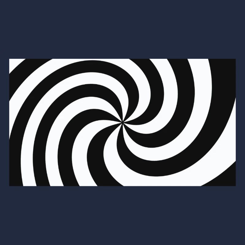 Spiral Noir et Blanc hypnotique