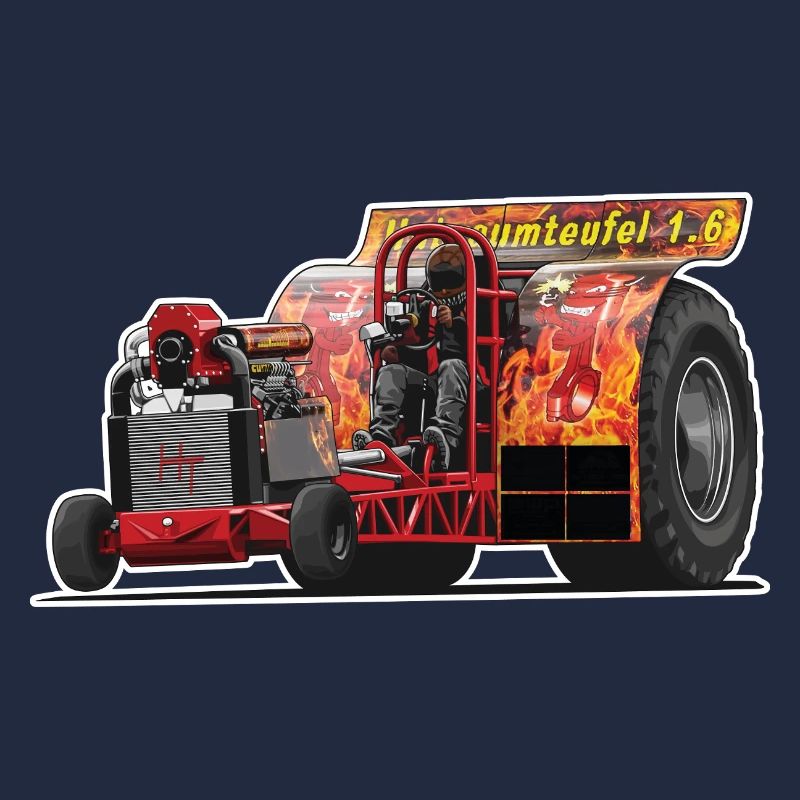 Tractor Pulling // Illustration