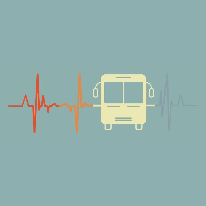 Fréquence cardiaque du bus