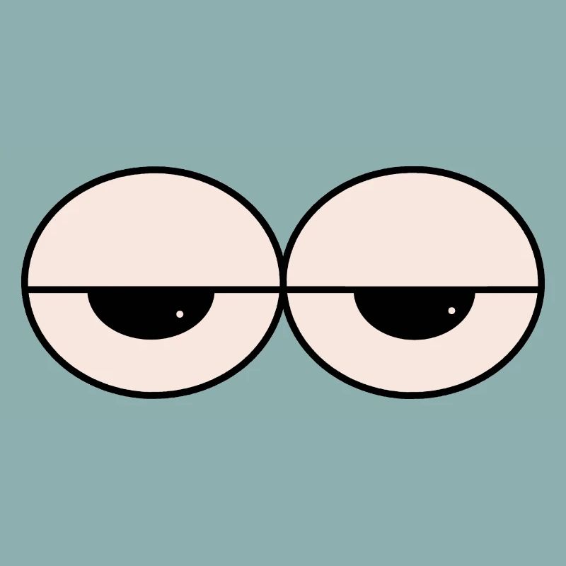 Schlummernde Augen Minimalstil