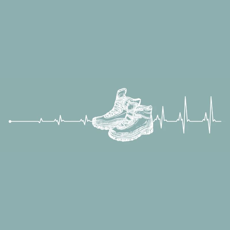 Empreinte impulsionnelle de sneaker