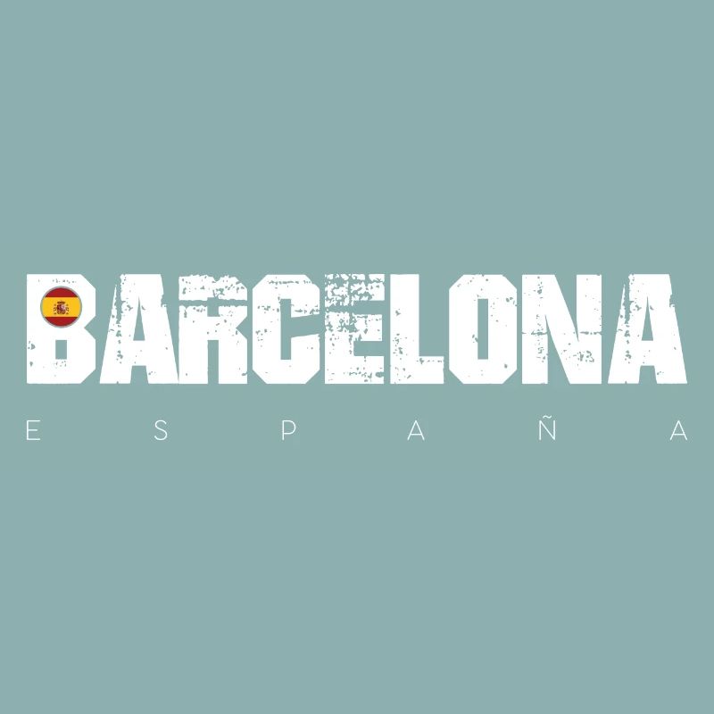 Barcelona Bold Distressed Type
