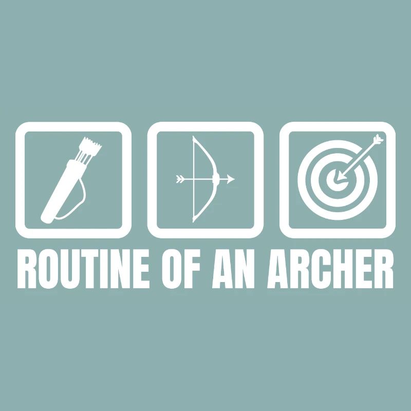 Routine eines Bogenschützen