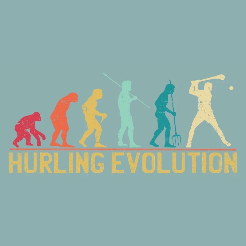 Hurling Evolution Silhouette Design