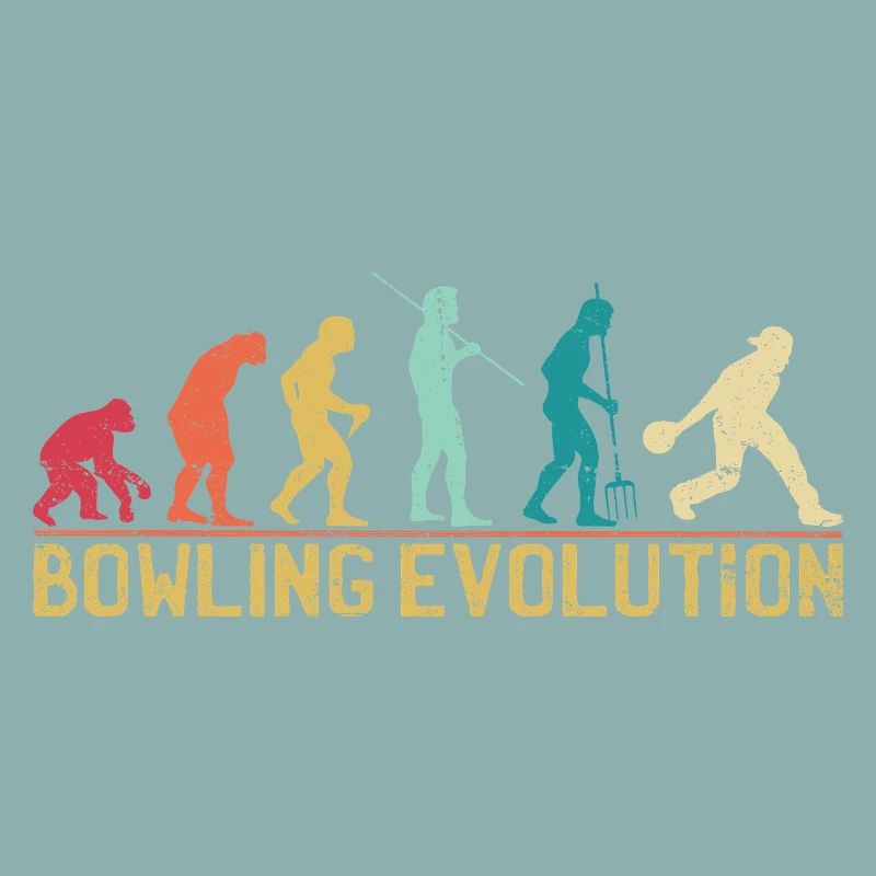 Affiche de voyage Bowlers Evolution