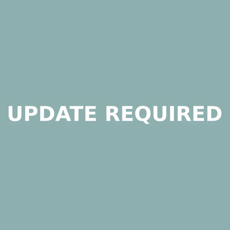 UPDATE REQUIRED