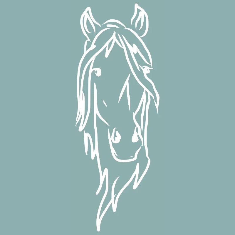 Pferd weiss