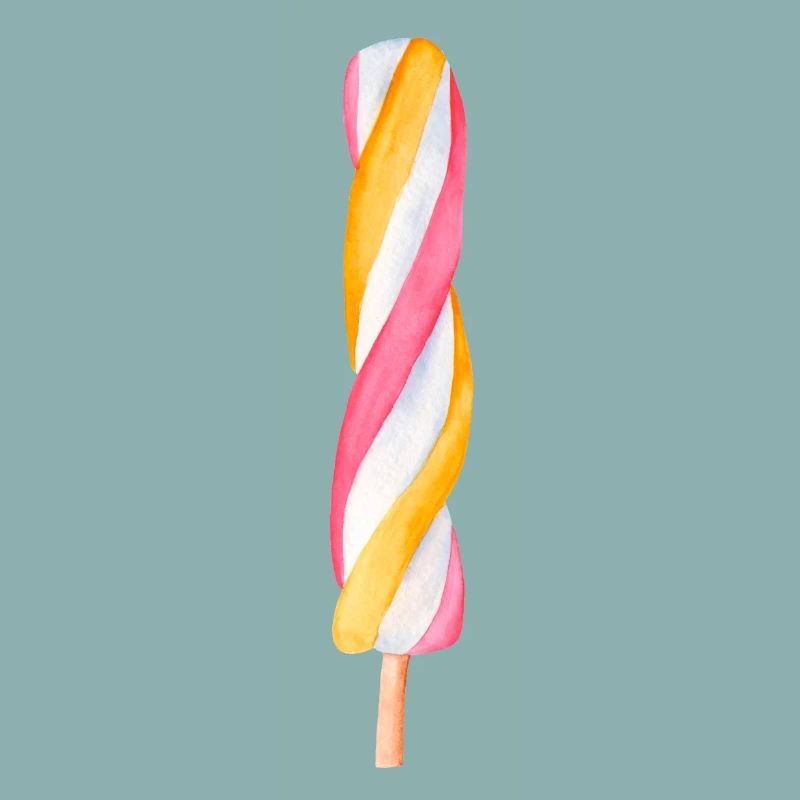 Glace multicolore