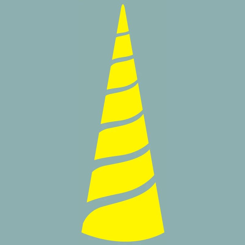 eine einzige Farbe Einhorn