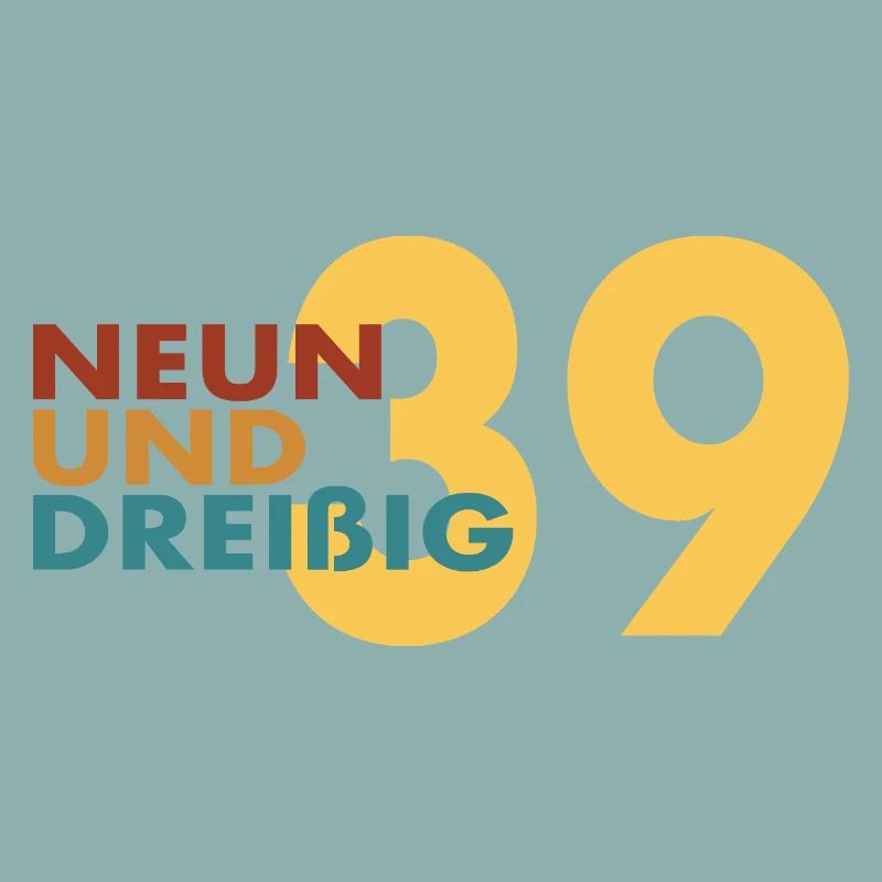 39. Geburtstag Retro Geschenkidee