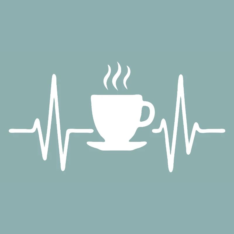 Broken Heart Coffee Cup Minimalist Line Design